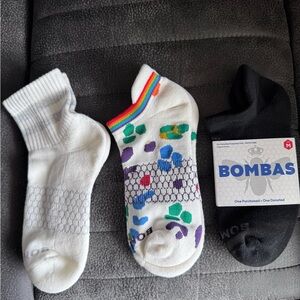 Three Pairs of Brand New Bombas Medium Socks